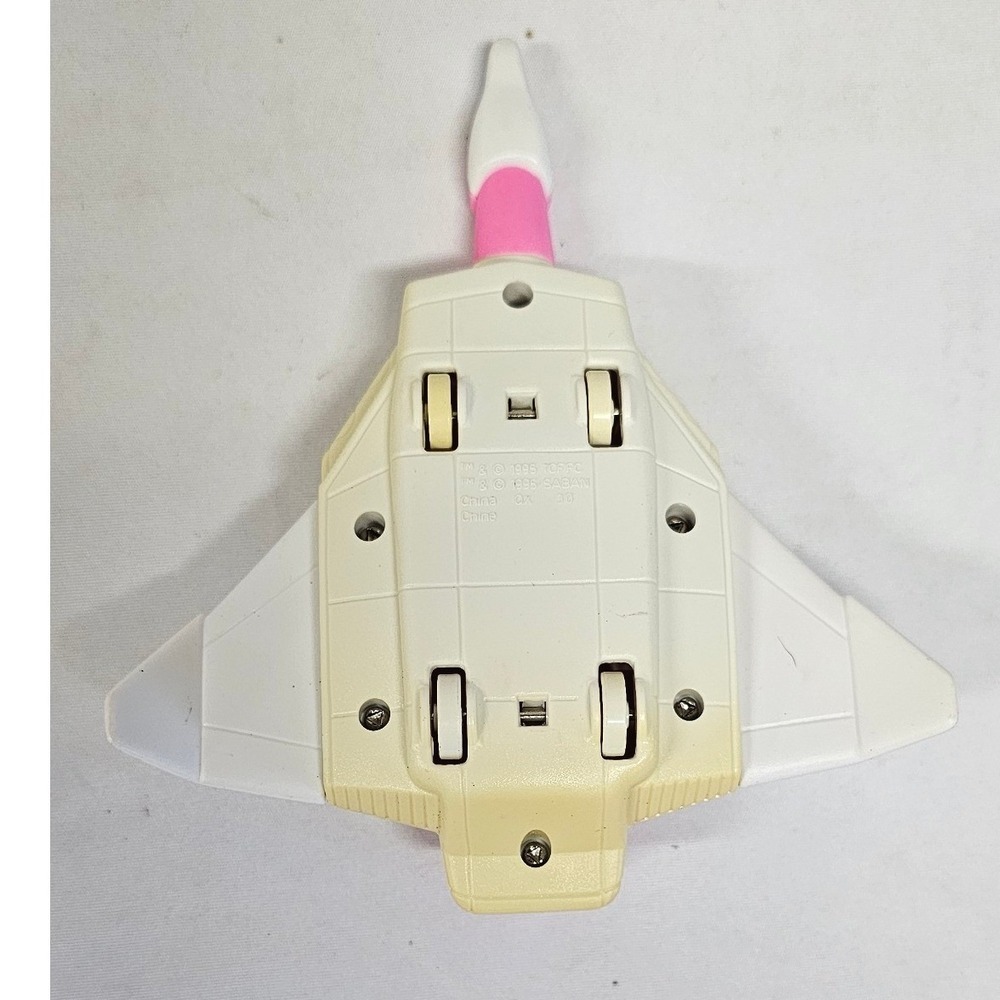 Vintage 1995Power Rangers Pink Ranger Action Figure with Pterodactyl Jet Vehicle - Picture 6 of 9